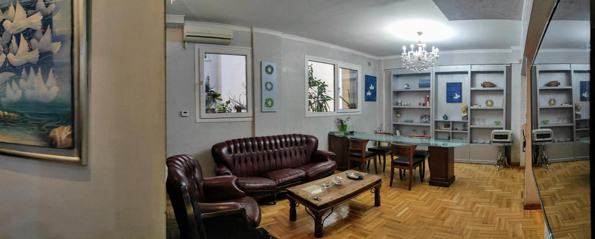 Elegant Luminous Downtown Apartment Солун Екстериор снимка